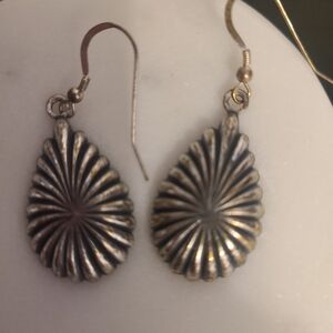 Elegant Silver Teardrop Earrings